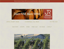 Tablet Screenshot of jrwinery.com